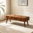 Sveina Faux Leather Upholstered Bench-132816168