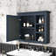 Armoire de salle de bain murale polyvalente avec plusieurs options de rangement et design moderne-734004293