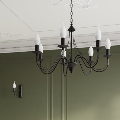 Collyer 7 - Light Candle Style Chandelier