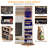 Modern Wood Jewellery Armoire With Rotating Mirror And LED Lights-98972567