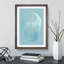 Blue Twilight Skull - Picture Frame Graphic Art-62805857-62805856