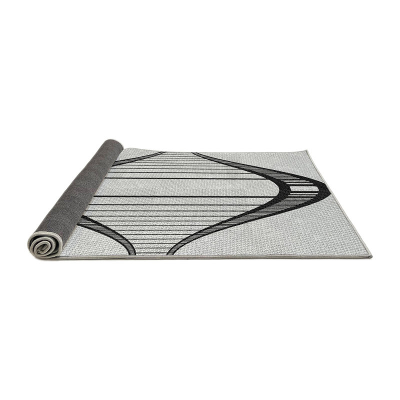 Tapis gris Rotem, Rond 7 pi