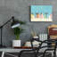 «Cabanas I Pastel» par Phyllis Adams, art mural en verre acrylique-2061439217