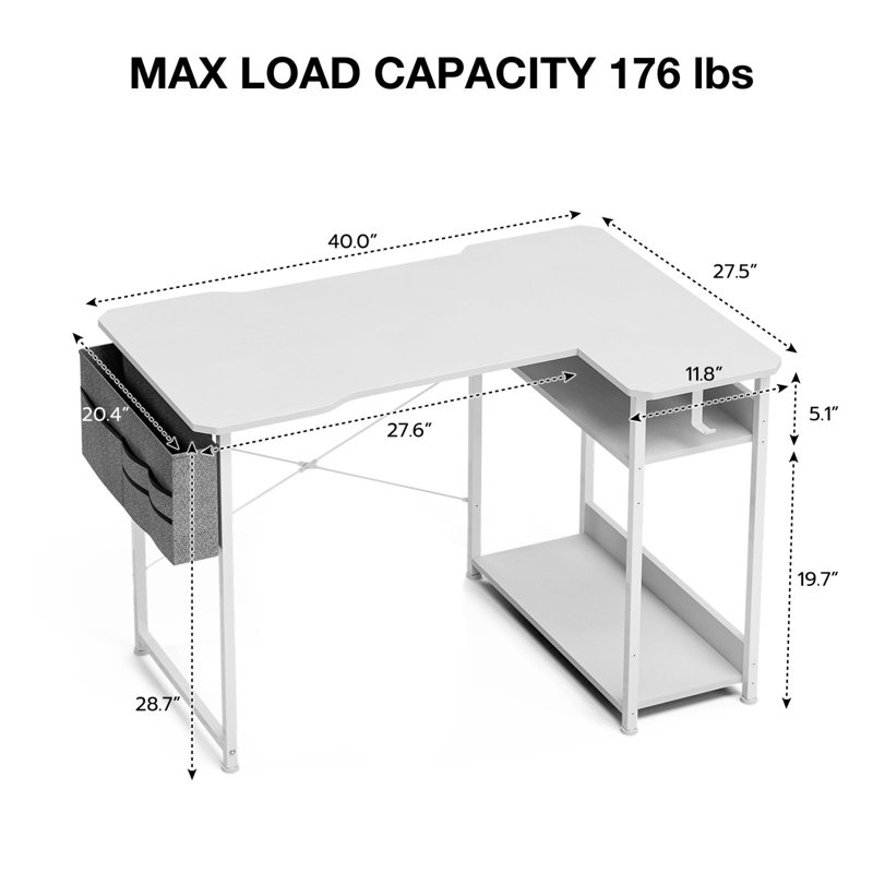 L-Shaped Computer Desk