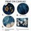 «Garden Dahlia Effect At Night I», art mural Dahlia-742860055-742860136-742860137