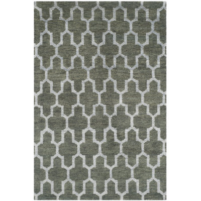 Geometric Hand Woven Area Rug