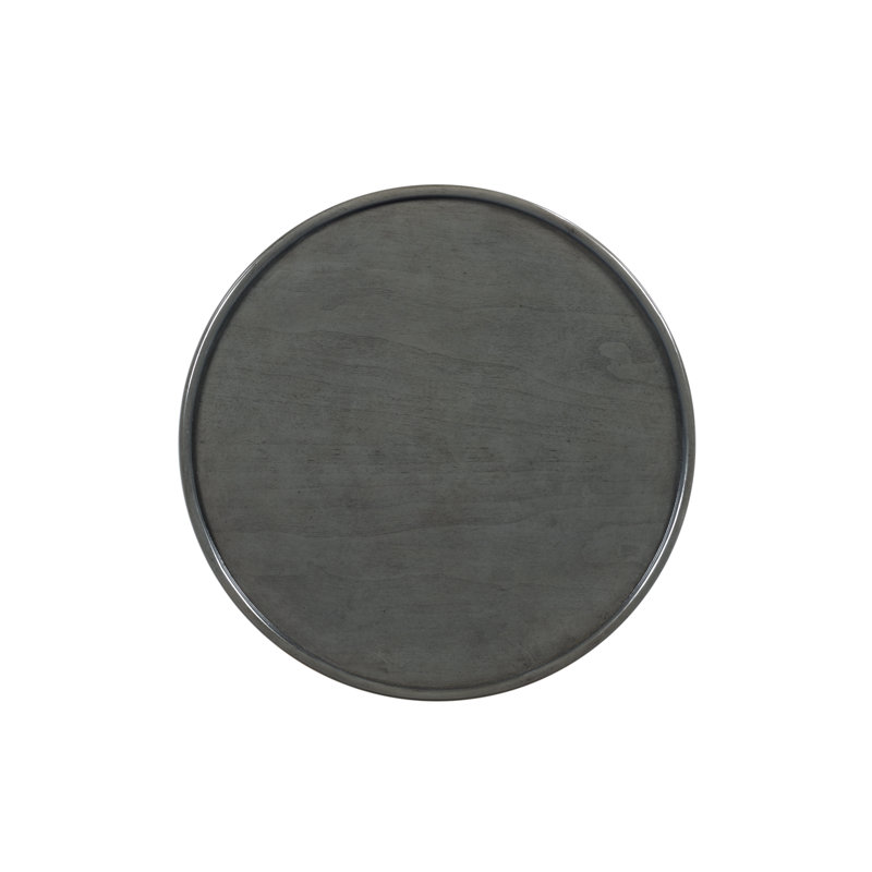 Leslie End Table, Charcoal