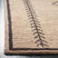 Bohemian Hand-Woven Ivory/Black Area Rug-1148504829
