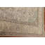 Tapis beige rectangulaire en laine noué à la main de conception unique des années 1960 de 9 pi 5 po x 12 pi 6 po