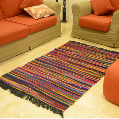 Glendive Cotton Abstract Indoor Rug