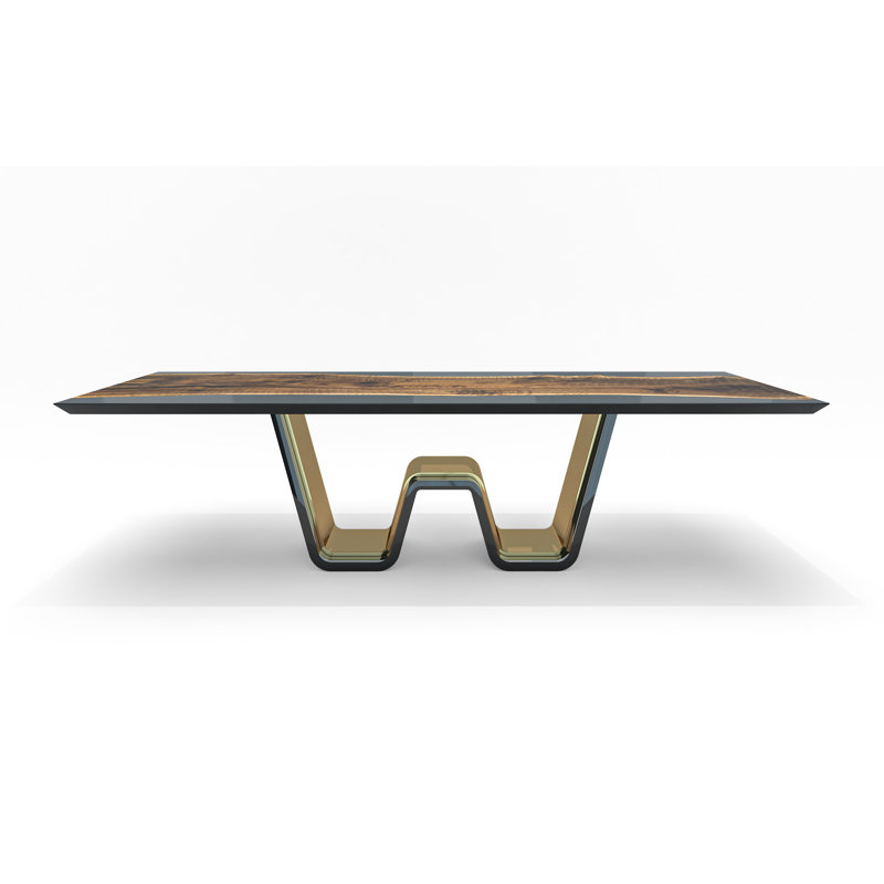 Table de salle à manger Eldoris, H 29,5 po x L 108,3 po x l 48 po