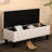 Upholstered Storage Bench, Linen Button-tufted End of Bed Bench for Living Room, Bedroom-636717926