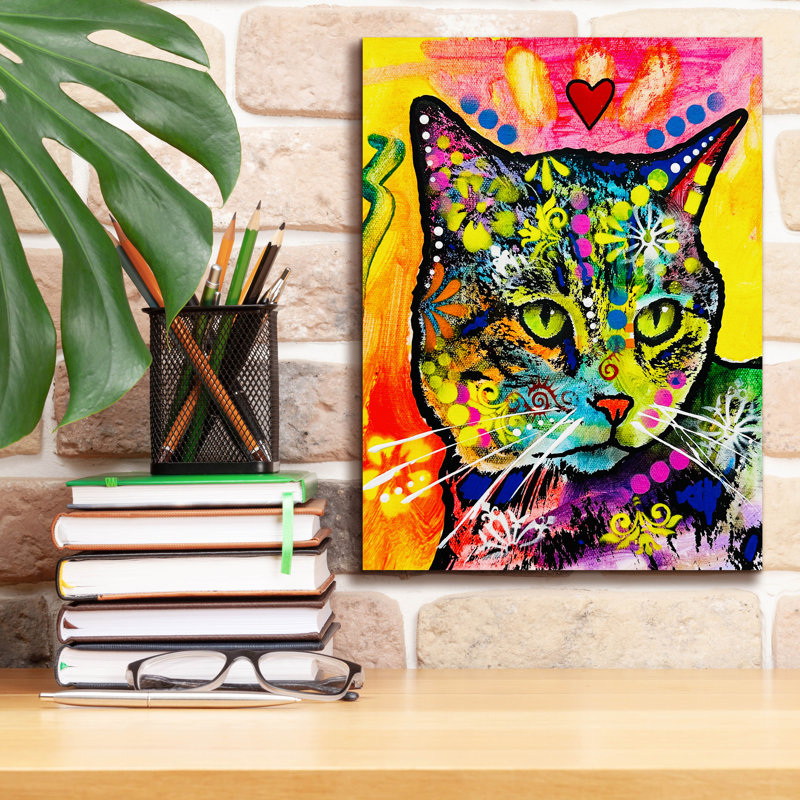 «Seen» par Dean Russo, art sur toile, H 16 po x l 12 po x P 0,75 po