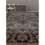 Crown Wool Oriental Area Rug in Blue/Black/Brown
