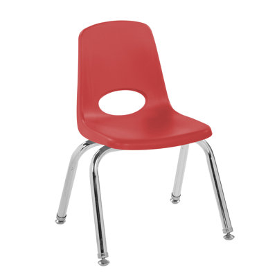 Chaise empilable 10 pouces avec glissières pivotantes, 120 pièces / palette