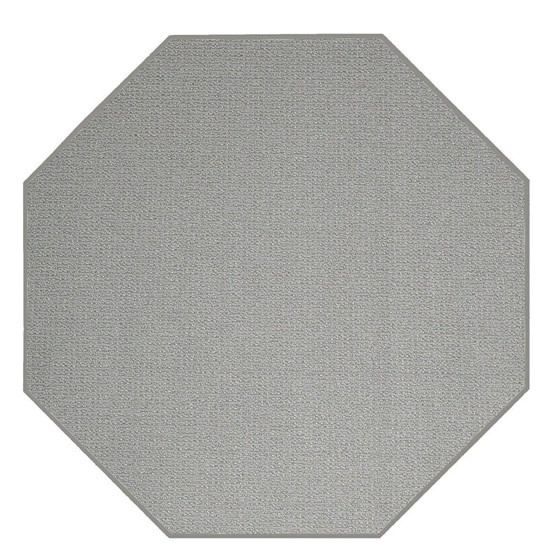 Tapis intérieur / extérieur Iconic - gris, Octogone 3 pi