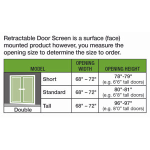 LARSON Brisa 72'' Aluminum Screen Doors & Reviews | Wayfair