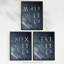 Whip Mix Eat It Up Grey Slate Kitchen Quote Minimal Typography - 3 Piece No Frame Print Set-88622368