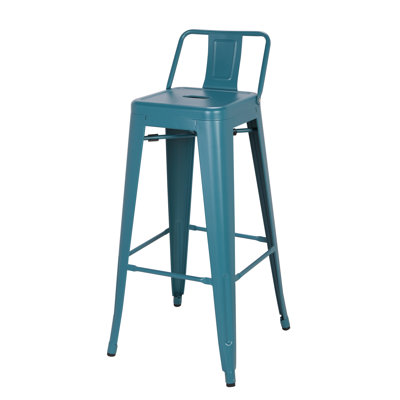 Metal 94115 Metal Low Back Barstool