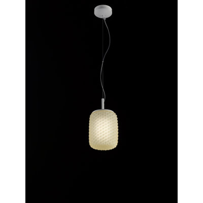 Domino 1 - Light White Cylinder Pendant