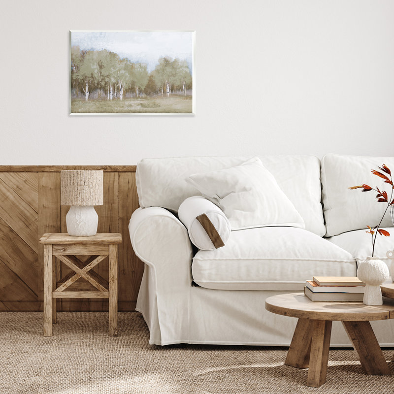 Plaque d'automne, arbres verts tranquilles, design par Michael Marcon, H 10 po x l 15 po