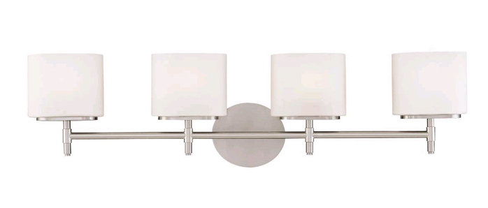 Trinity 4 - Light Vanity Light, Polished Chrome