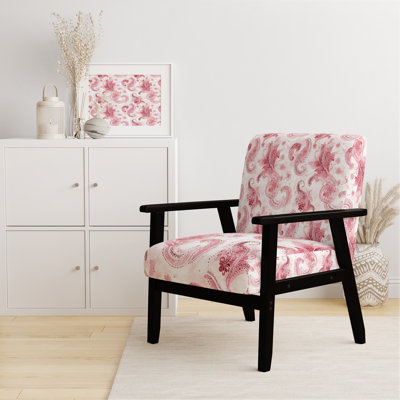 Chaise rembourrée en velours French Country