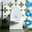 Toilette économiseur d'eau 1,28 po, conception allongée et confortable, siège, chasse d'eau de 1000 grammes, blanc brillant 003S, appareil de salle de bain au sol, hauteur latérale, score de chasse d'eau, fixation brillante