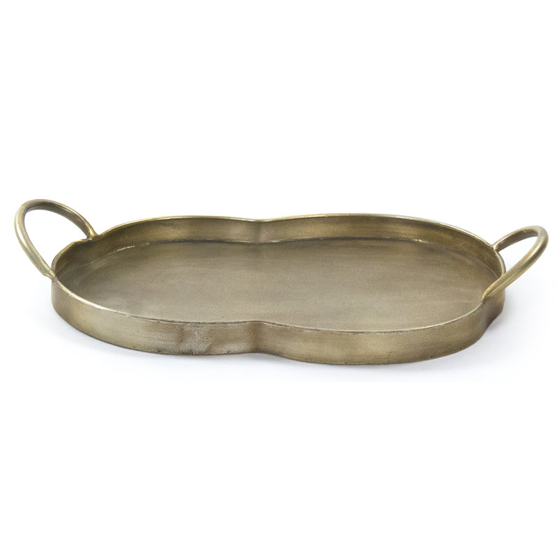 Carole Metal Tray, 3" H x 19" W x 11.25" D