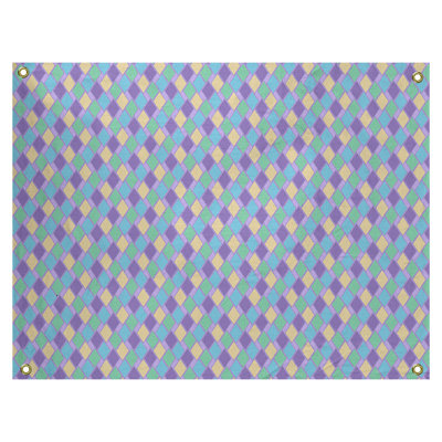 Tapisserie «Avicia Retro Diamonds» par Katelyn Elizabeth