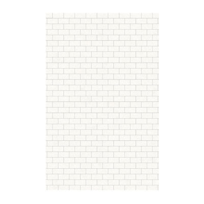 62'' W 0.25'' D 96'' H Glue Up Solid Surface Wall