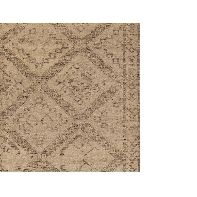 Tapis crème / gris foncé de haute qualité