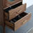 Multi-functional minimalist corner storage cabinet