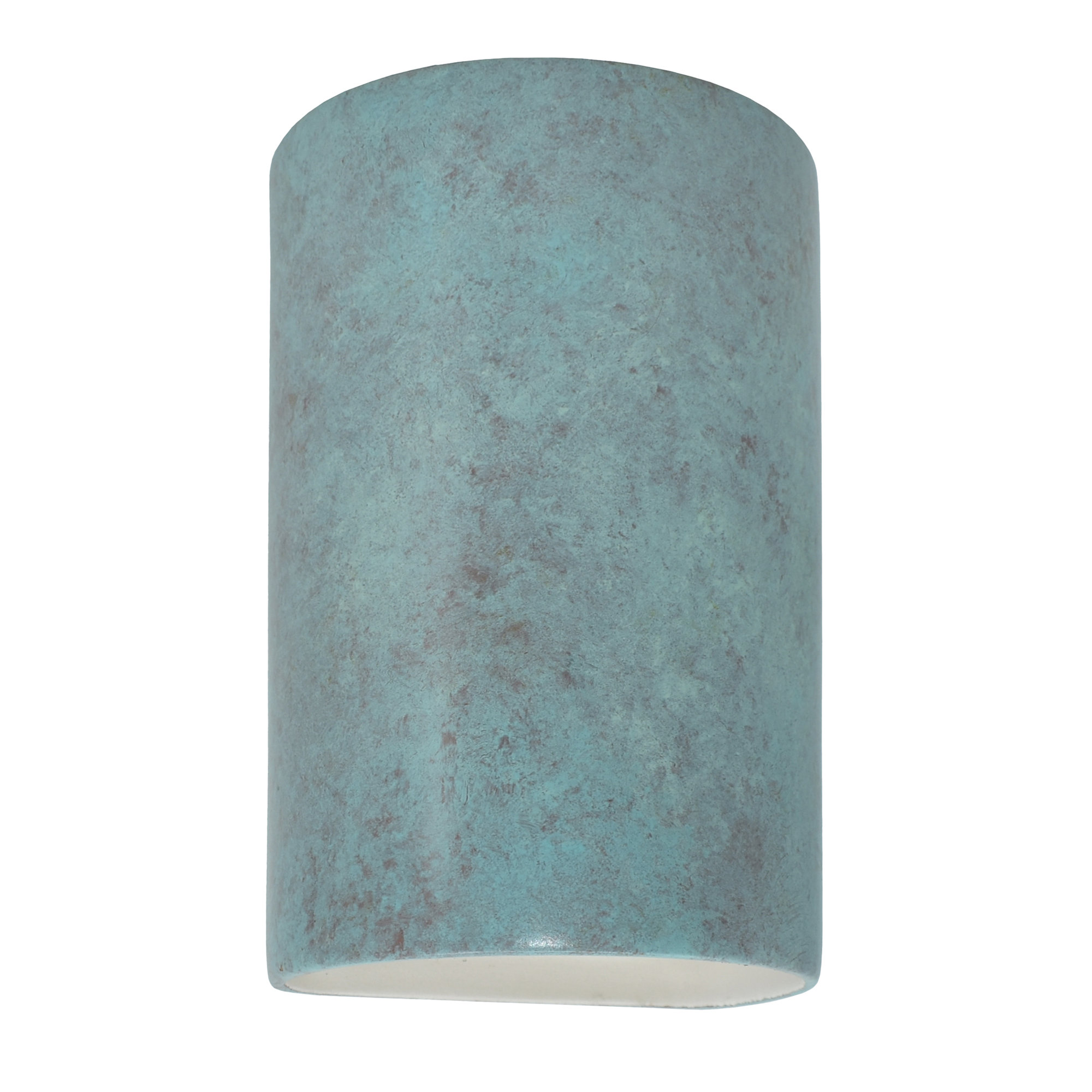 Logan Ceramic 13.5'' H X 7.25'' W Outdoor Wall Light, Verde Patina, 12.5" H x 7.75" W x 6.25" D, LED