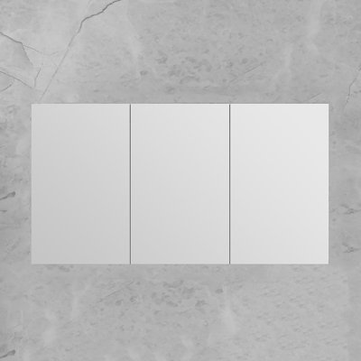 Cinar 51.18'' W 27.56'' H Surface Framed Medicine Cabinet Mirror 2 Fixed