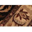 Tapis unique noir / brun / brun clair de 8 pi 8 po x 11 pi 11 po par Arshs Fine Rugs