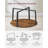 Xaia 34.6 " W Stainless Steel Nightstand