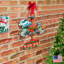 Décoration murale de porte de bois en forme de noël éléphant éléphant