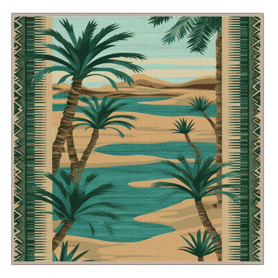  Tapis lavable Desert Oasis Southwestern