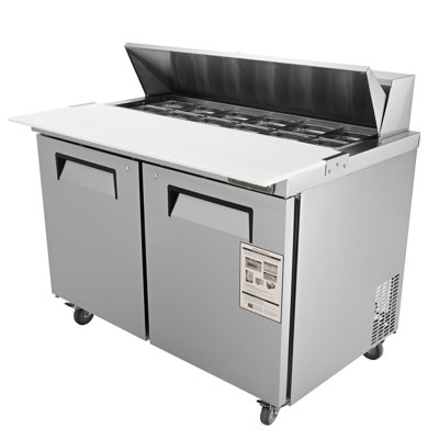 VEVOR 12.85 Cubic Feet Prep Refrigerator - 48''