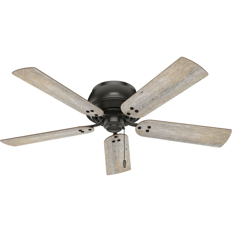 Noble Bronze 52" Low Profile Ceiling Fan with Light Kit