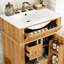 Meuble-lavabo de salle de bain avec lavabo-855801514