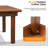 Square Wood Folding Coffee Table