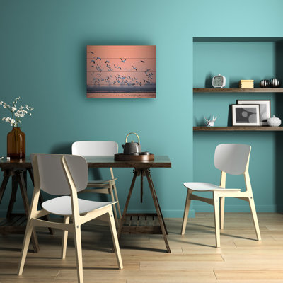 Hao jiang vers le soleil, art en lattes de bois