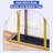 Faux Marble Console Table with Gold Metal Frame for Entryway or Living Room-2089451565
