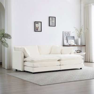 Canapé modulaire en chenille
