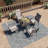 4 - Person Metal Patio Dining Set with Rectangular Table-72156547