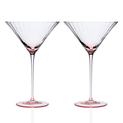 Quinn Handmade Crystal Martini Glass