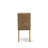 3 Piece Table Set contain A Modern Kitchen Table and 2 Brown Textured Polyester Fabric Mid Century Chairs, Oak-2922350-1932208-39344688