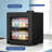 Electactic 1.2 Cu.ft Full Freezer - 10°F~-18°F Deep Freeze, 7 Temp Settings, Clear Glass Door & Interior Light-131132289